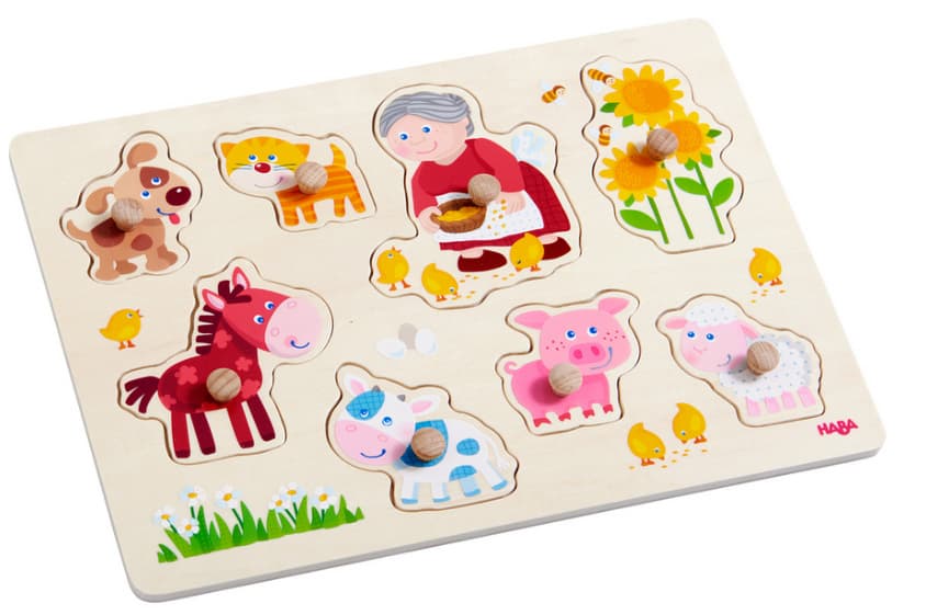 HABA Greifpuzzle Oma Lenis Tiere 303183 online bestellen | MÜLLER