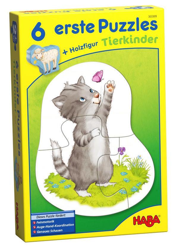 HABA 6 erste Puzzles – Tierkinder 303309