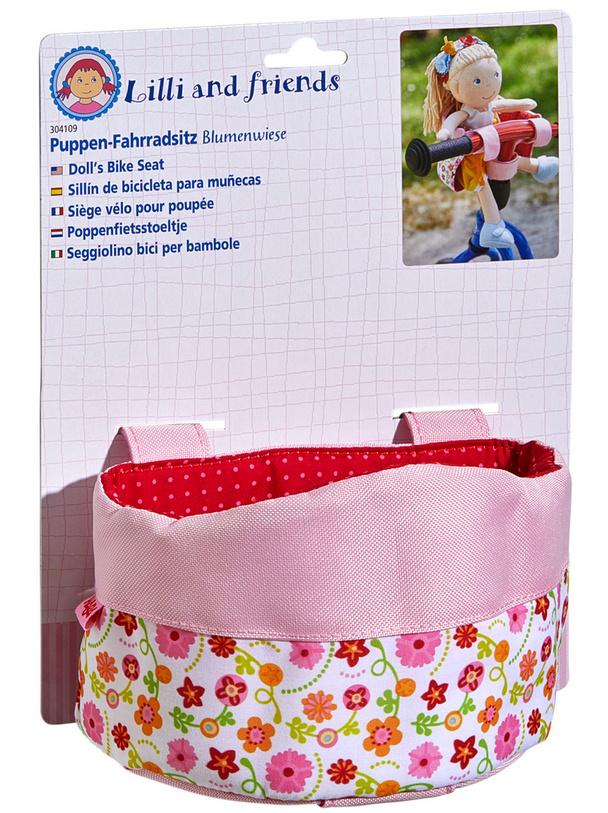 Produktbild HABA Puppen-Fahrradsitz Blumenwiese Zubehör für Stoffpuppen 304109 2 von 2