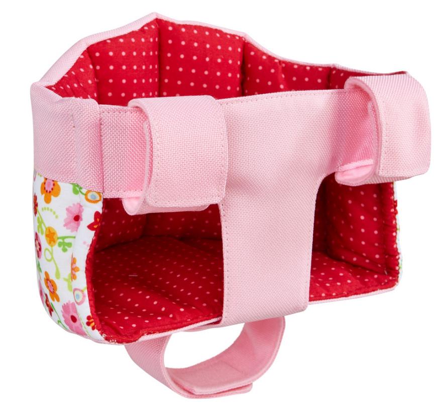 HABA Puppen-Fahrradsitz Blumenwiese Zubehör für Stoffpuppen 304109