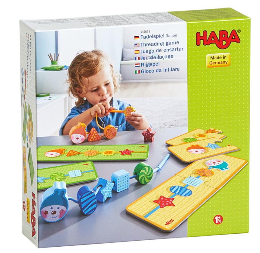 HABA Fädelspiel Raupe 304653