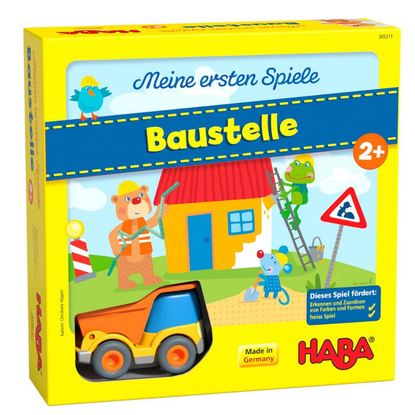 HABA Meine ersten Spiele – Baustelle, Kinderspiel 305211