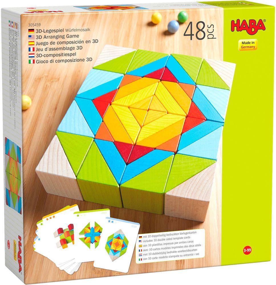 HABA 3D-Legespiel Würfelmosaik 305459