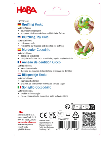 Produktbild HABA Greifling Kroko  2 von 6
