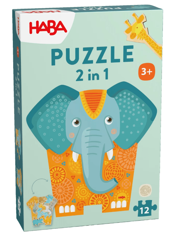 HABA Puzzle 2 in 1 – Elefant