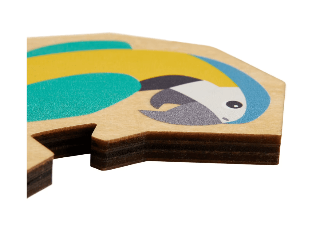 Produktbild HABA Kinder Holzpuzzle Papagei, 21-teiliges 2 in 1 Puzzle, ab 4 Jahren 6 von 9