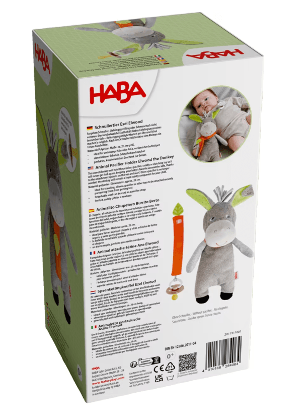 Produktbild HABA Schnullertier Esel Elwood 2 von 8