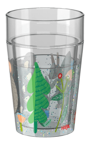 HABA Glitzerbecher Wald – Trinkspaß mit Naturzauber
