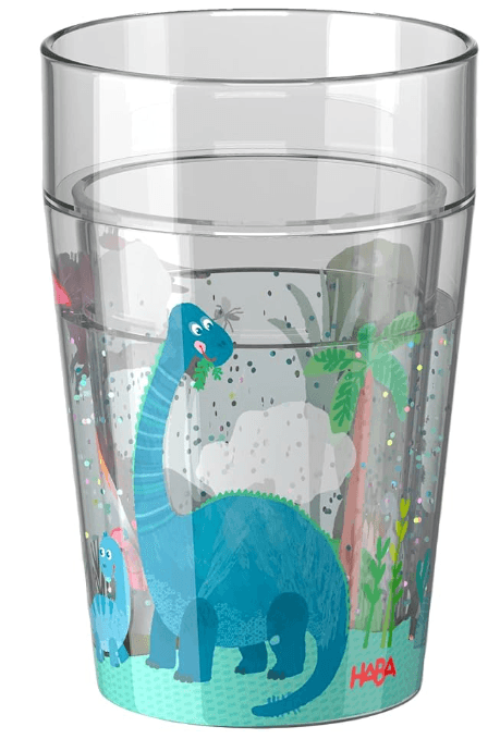 HABA Glitzerbecher Dino