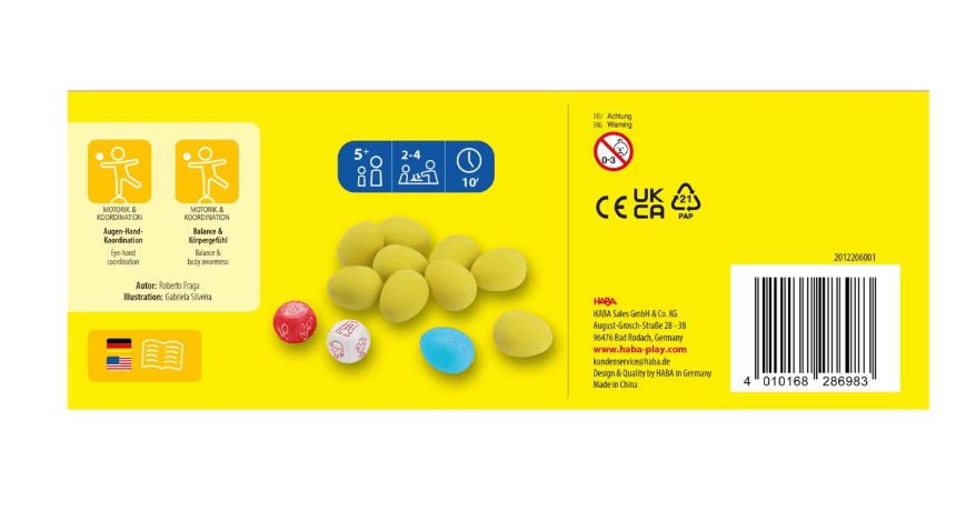 Produktbild HABA Eiertanz, Geschicklichkeitsspiel, ab 5 Jahren 2 von 6