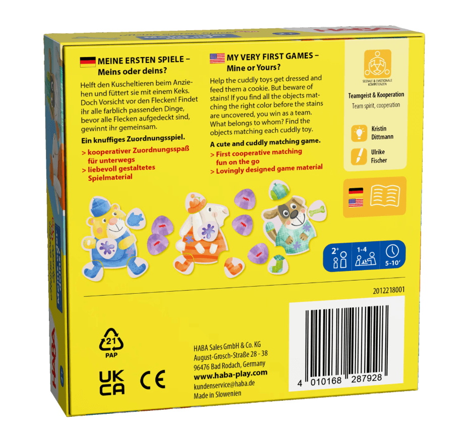 Produktbild HABA Meine ersten Spiele – Meins oder deins? 2 von 5