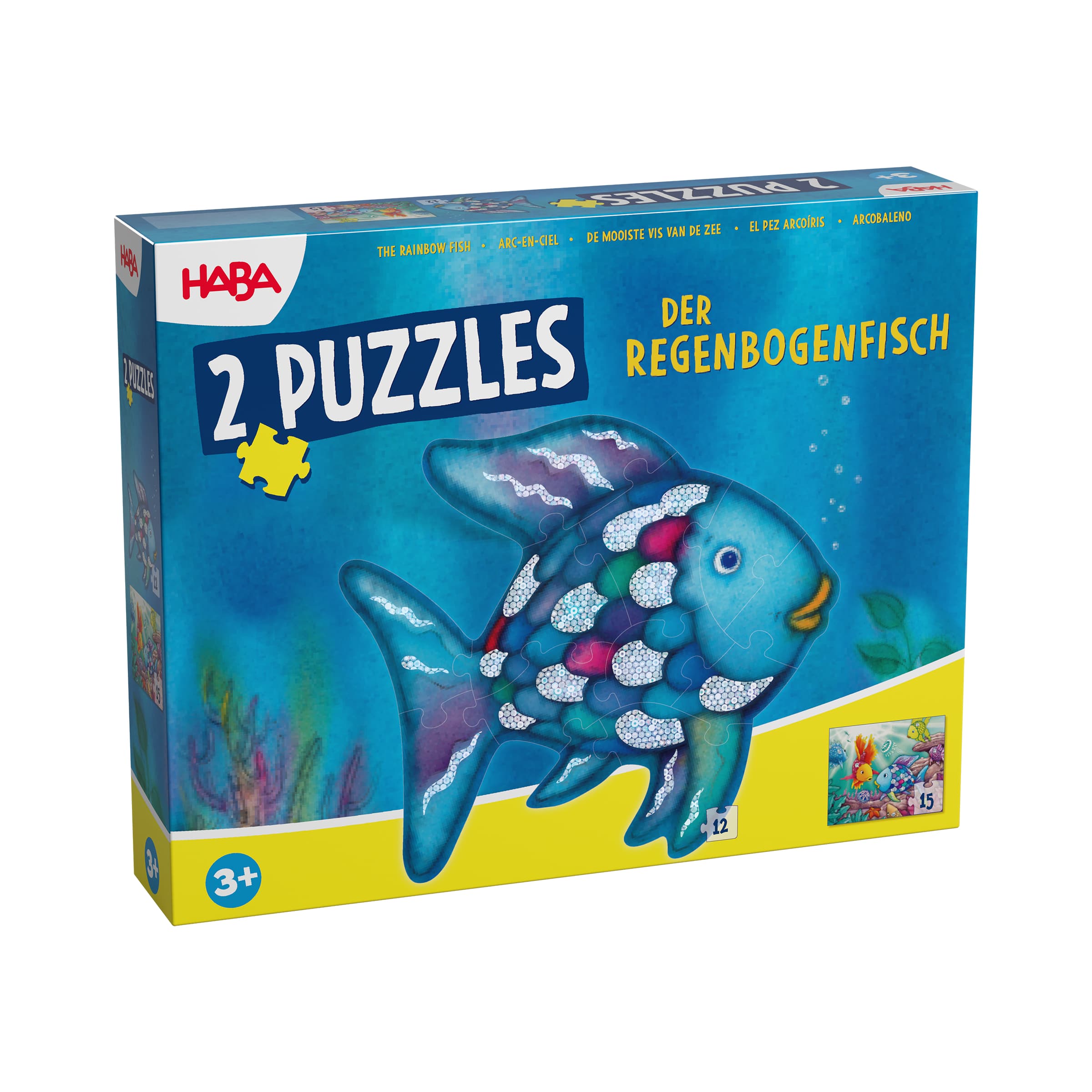 HABA 2 Puzzles - Der Regenbogenfisch 