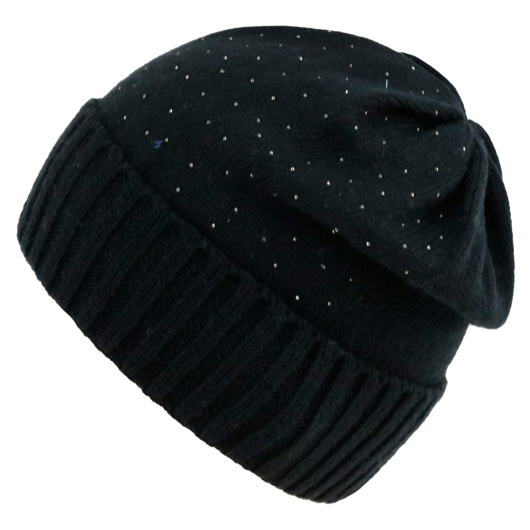 Strickmütze Glitzer