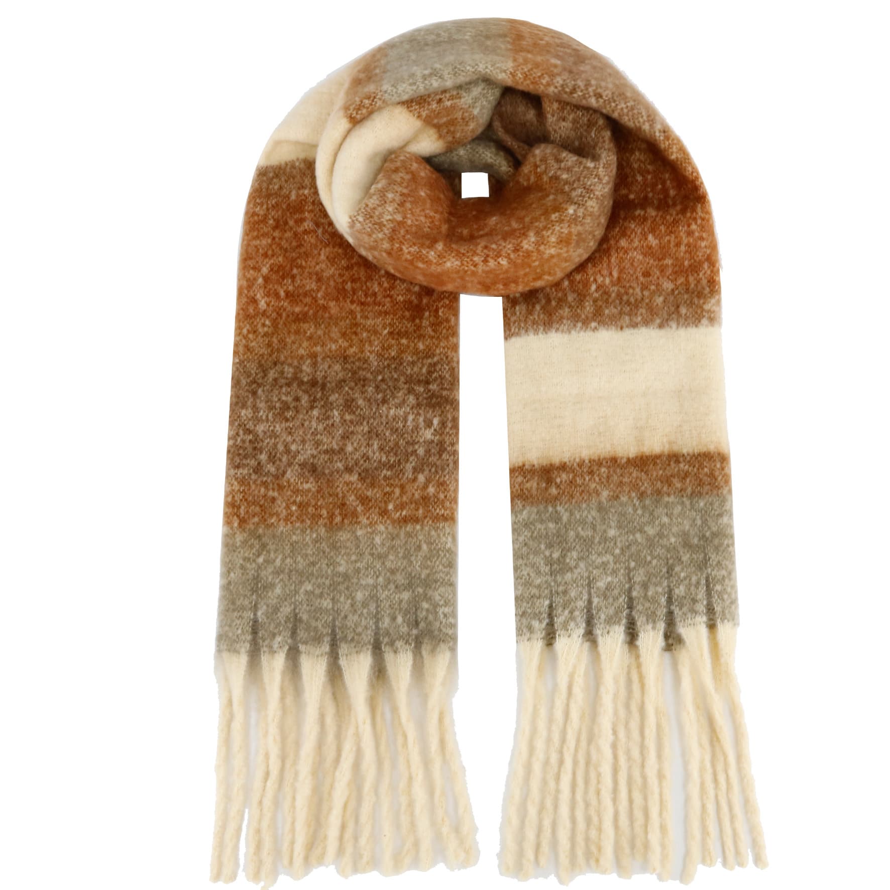 Webschal Blockstreifen