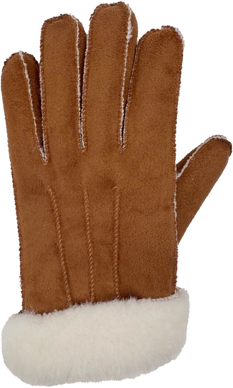 Damen Handschuh Lederoptik