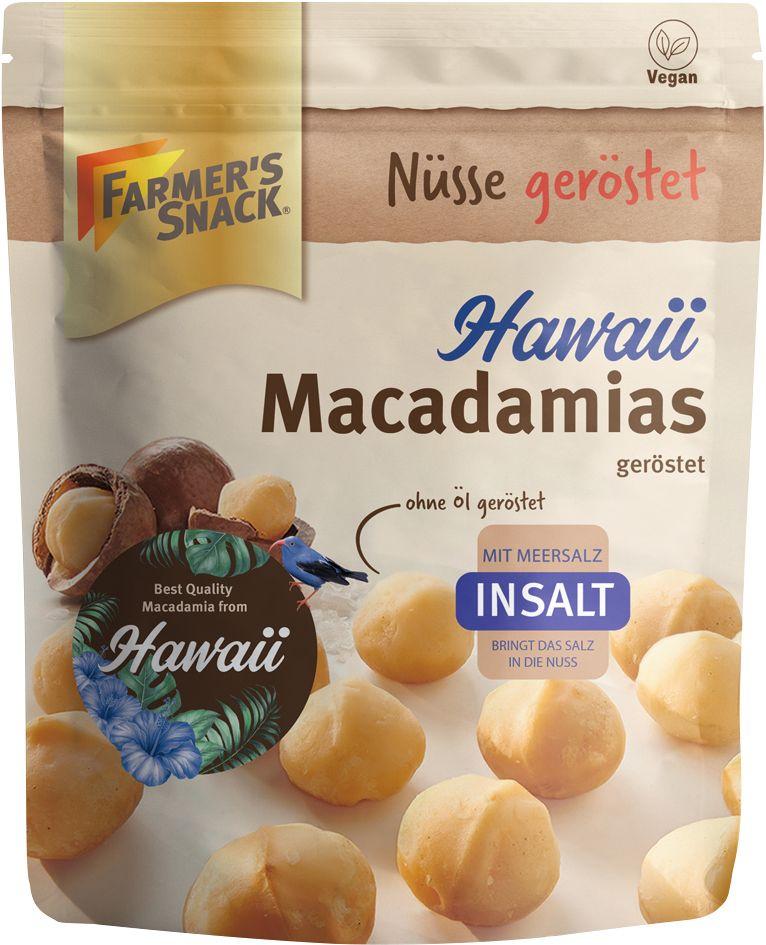 FARMER'S SNACK Hawaii Macadamias geröstet&gesalzen