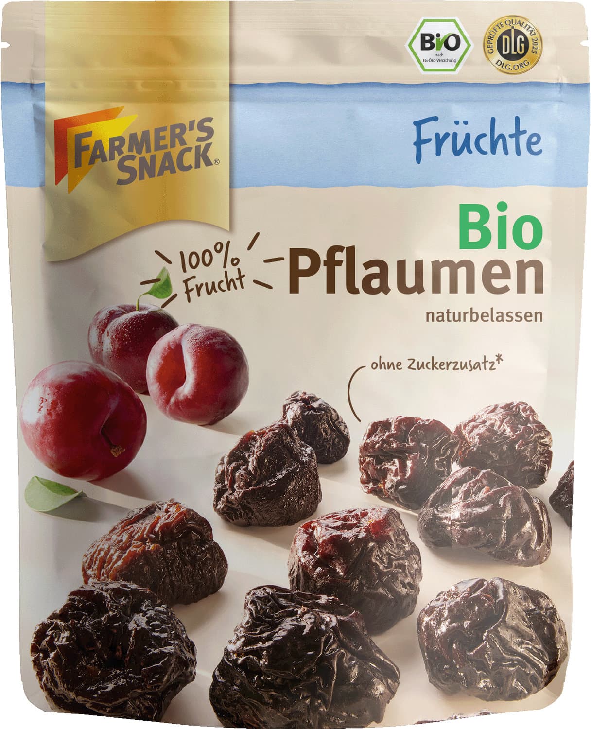 FARMER'S SNACK Bio Pflaumen entsteint