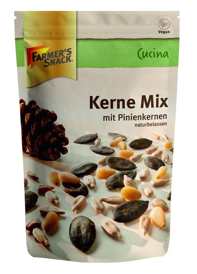 FARMER'S SNACK Kerne Mix mit Pinienkernen naturbelassen