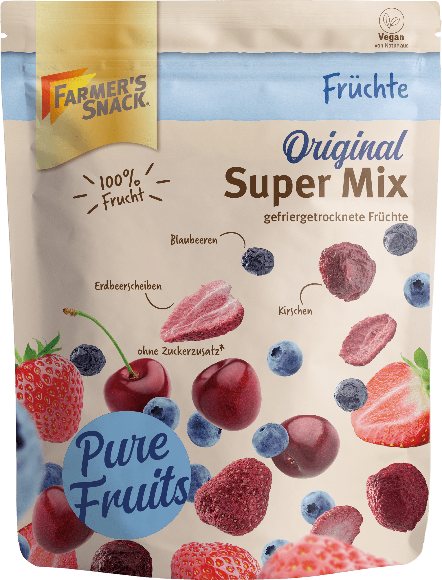 FARMER'S SNACK Original Super Mix gefriergetrocknete Früchte