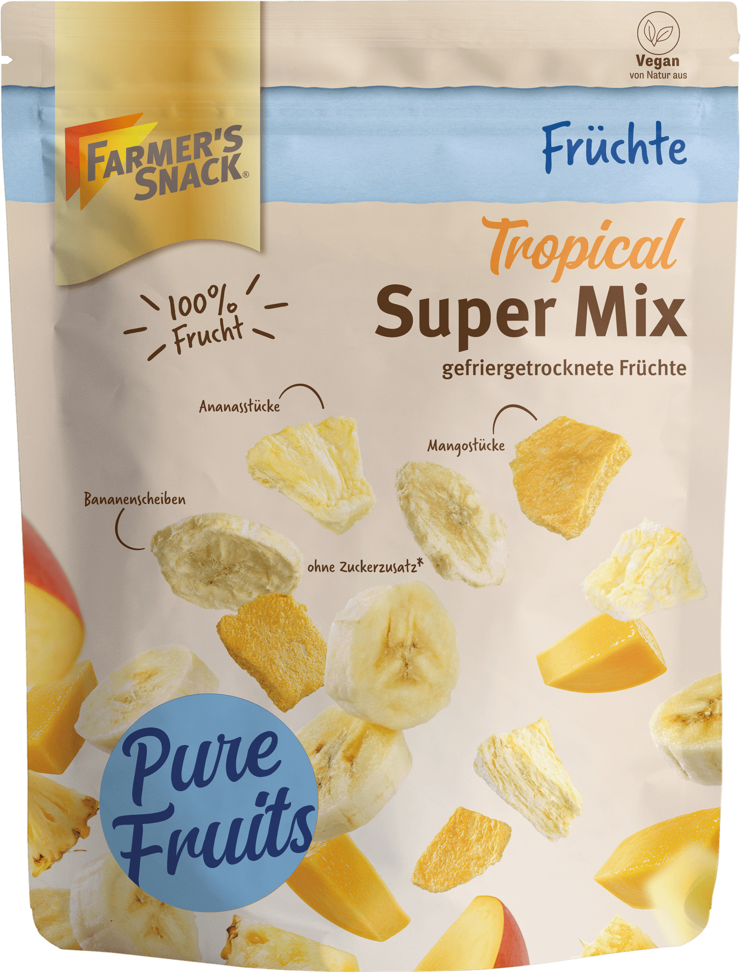 FARMER'S SNACK Tropical Super Mix gefriergetrocknete Früchte