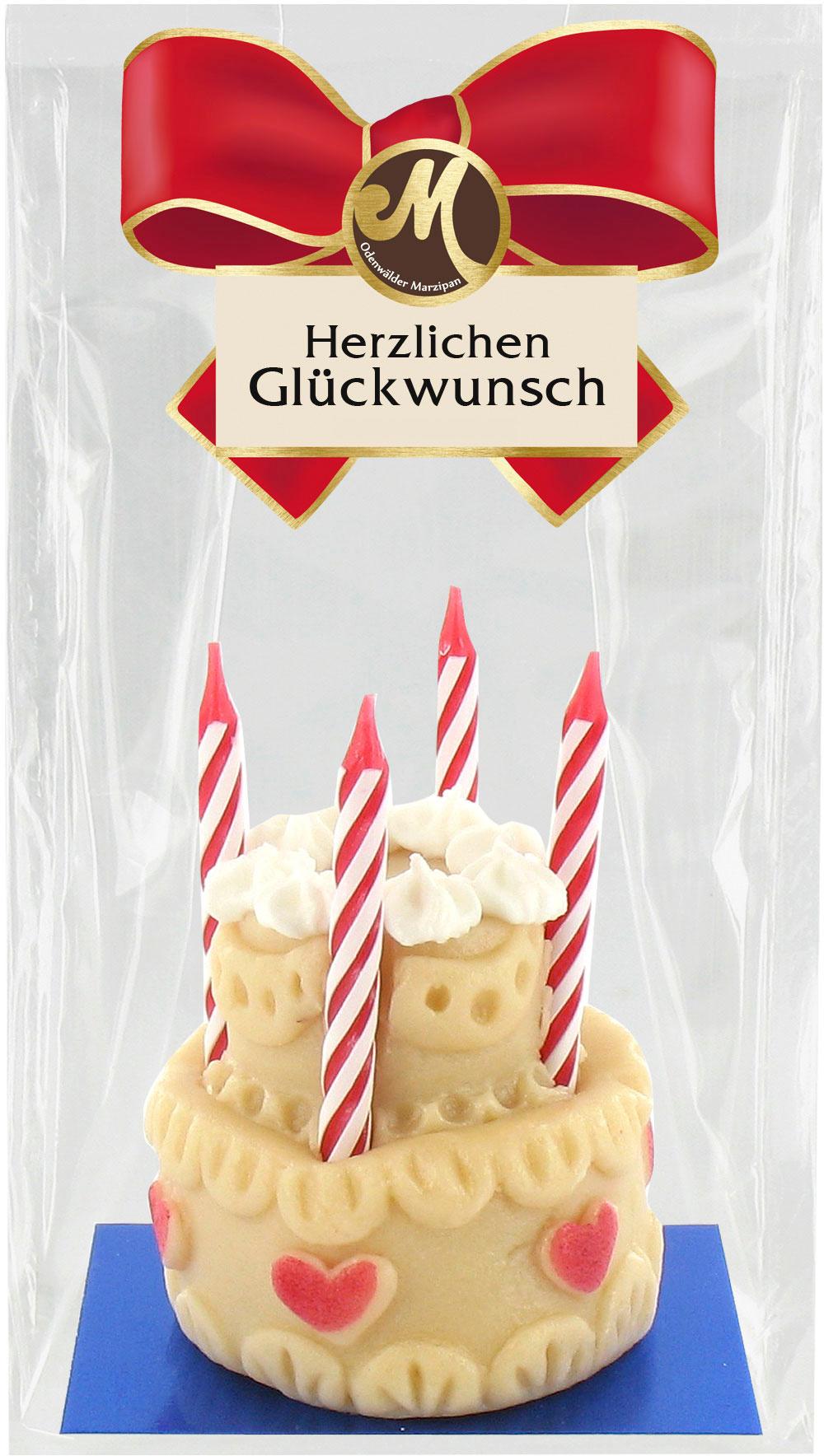 Odenwälder Marzipan Glückwunschtorte