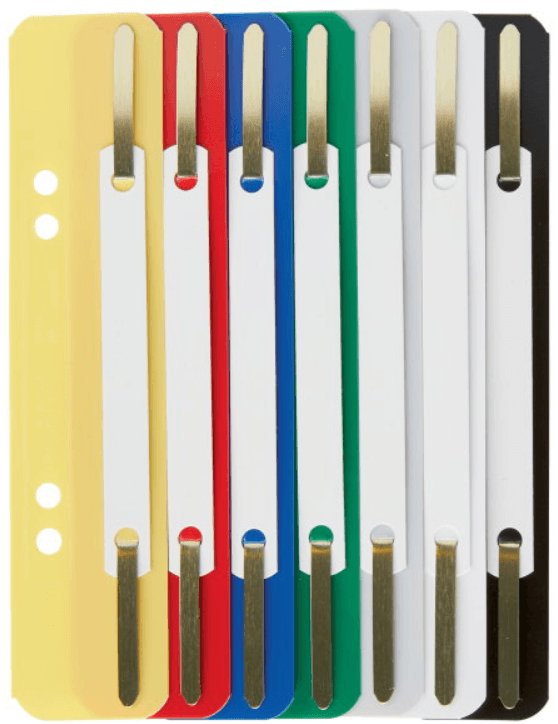 EXACOMPTA Heftstreifen Kunststoff 25 Stück