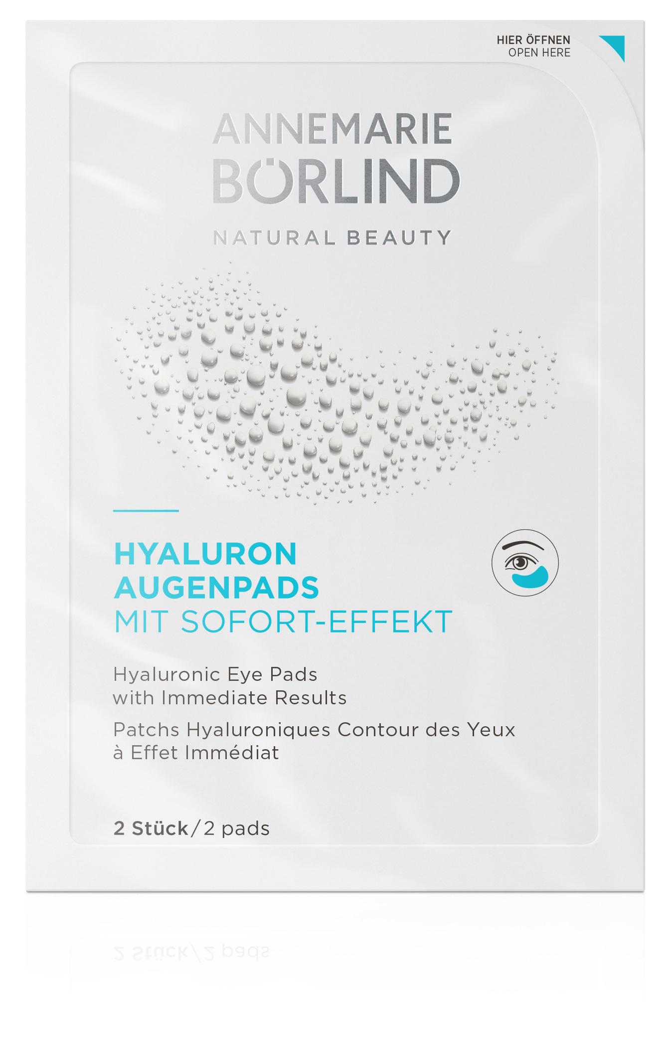 ANNEMARIE BÖRLIND HYALURON AUGENPADS mit Sofort-Effekt