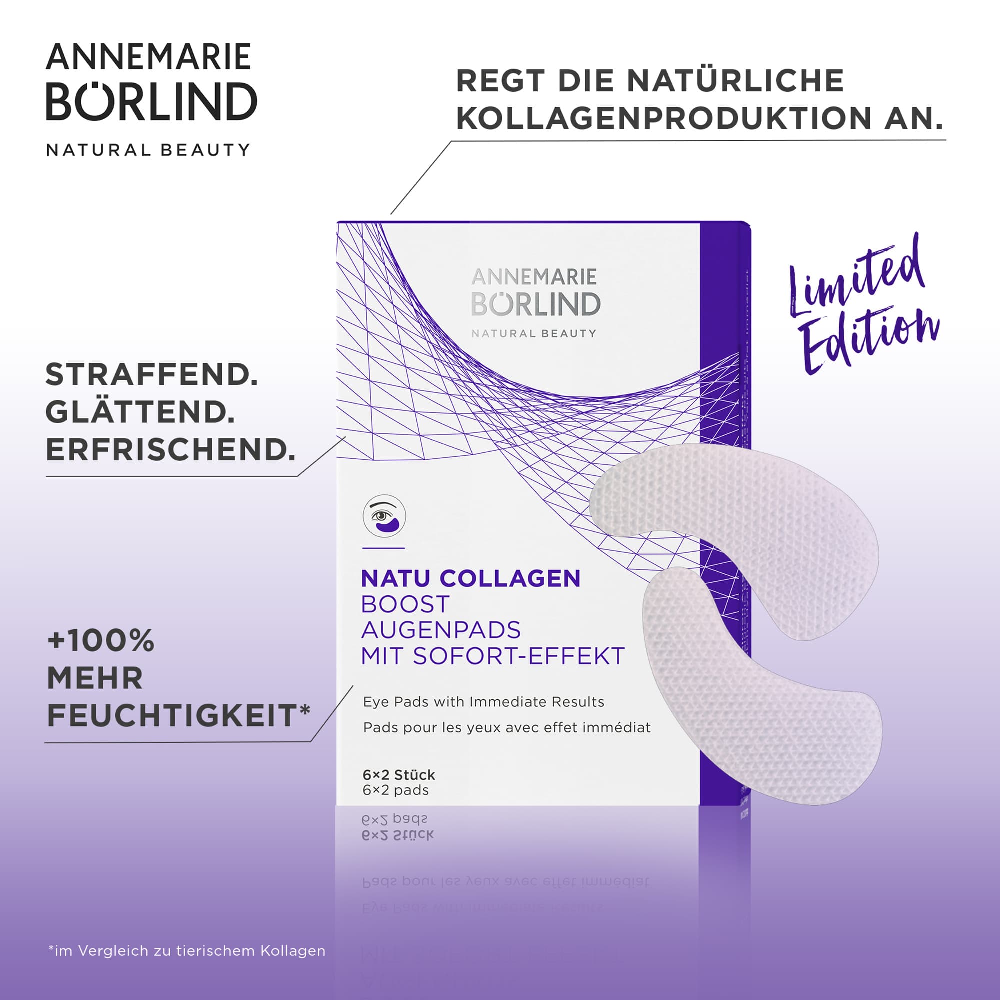 Produktbild ANNEMARIE BÖRLIND NATUCOLLAGEN BOOST Augenpads 4 von 11