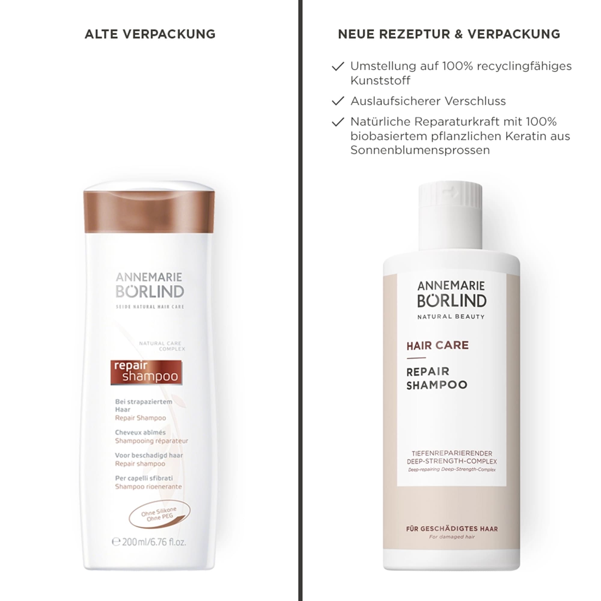 Produktbild ANNEMARIE BÖRLIND Hair Care Repair Shampoo 3 von 12