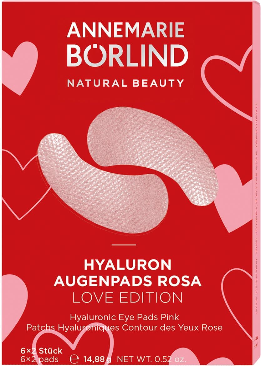 ANNEMARIE BÖRLIND Hyaluron Augenpads Rosa Love Edition