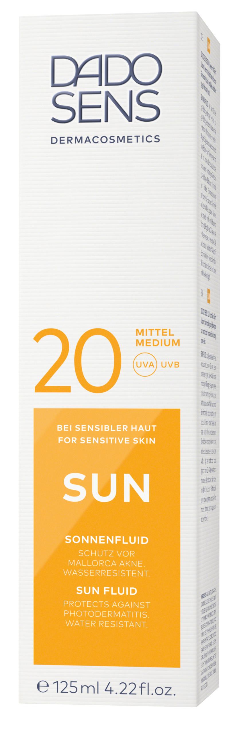 Produktbild DADO SENS SUN Sonnenfluid SPF 20 - bei sonnenempfindlicher Haut 5 von 5
