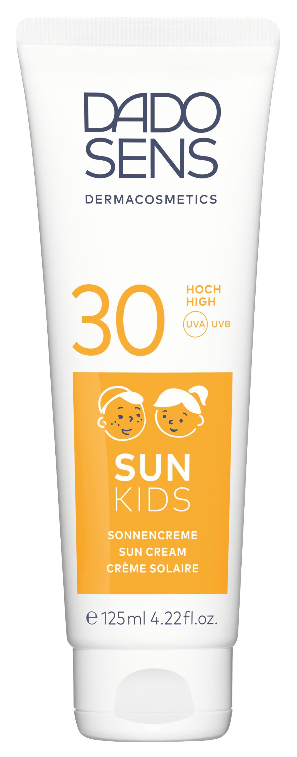 DADO SENS SUN Sonnencreme KIDS SPF 30 - bei sonnenempfindlicher Haut