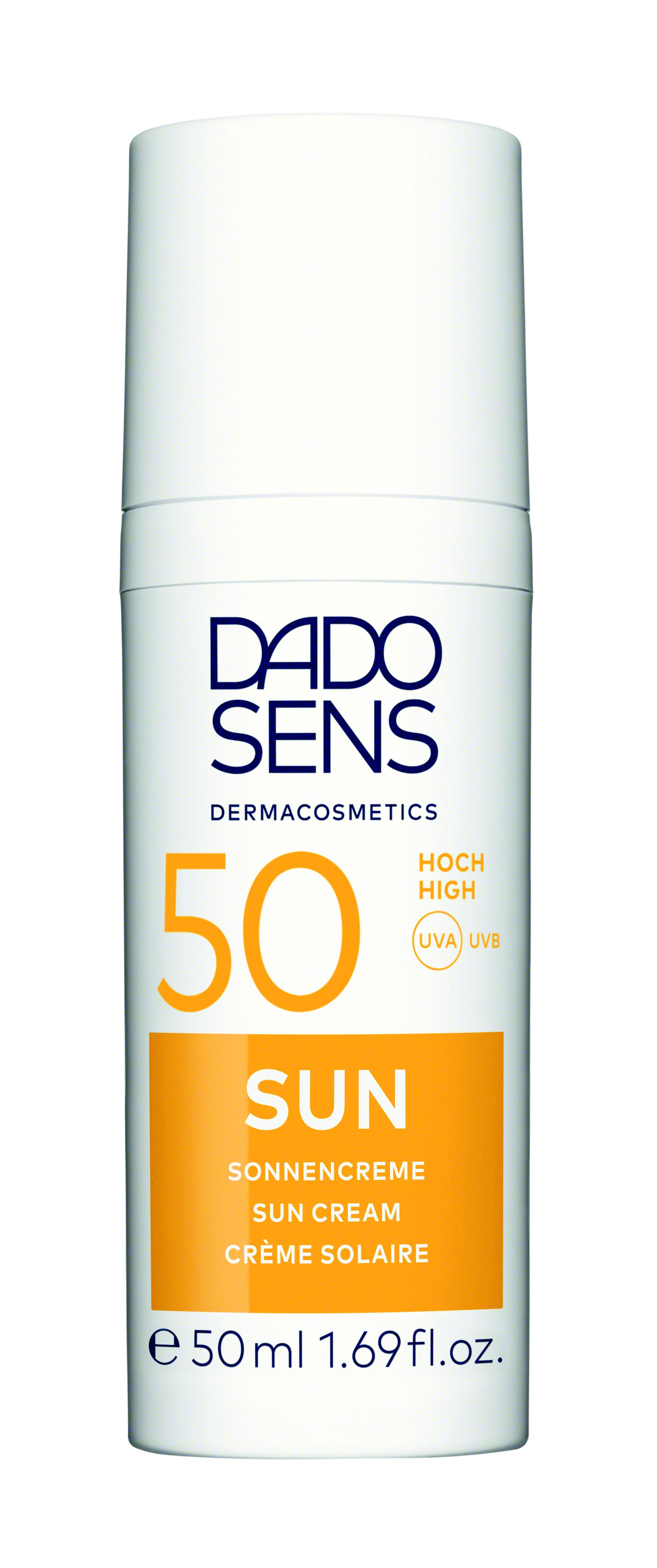 DADO SENS SUN Sonnencreme SPF 50 - bei sonnenempfindlicher Haut