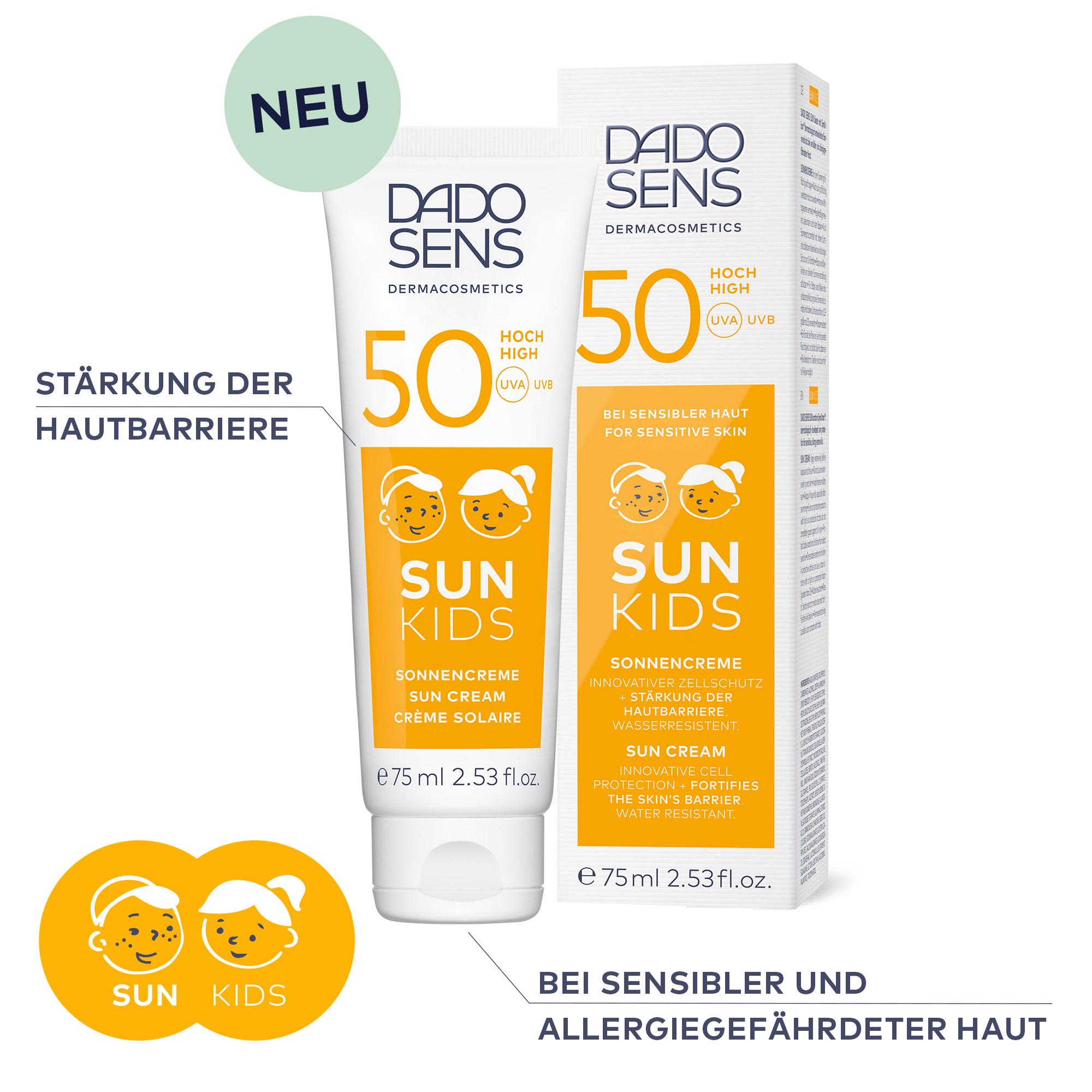 Produktbild DADO SENS SUN Sonnencrem KIDS SPF 50 - bei sonnenempfindlicher Haut 2 von 5