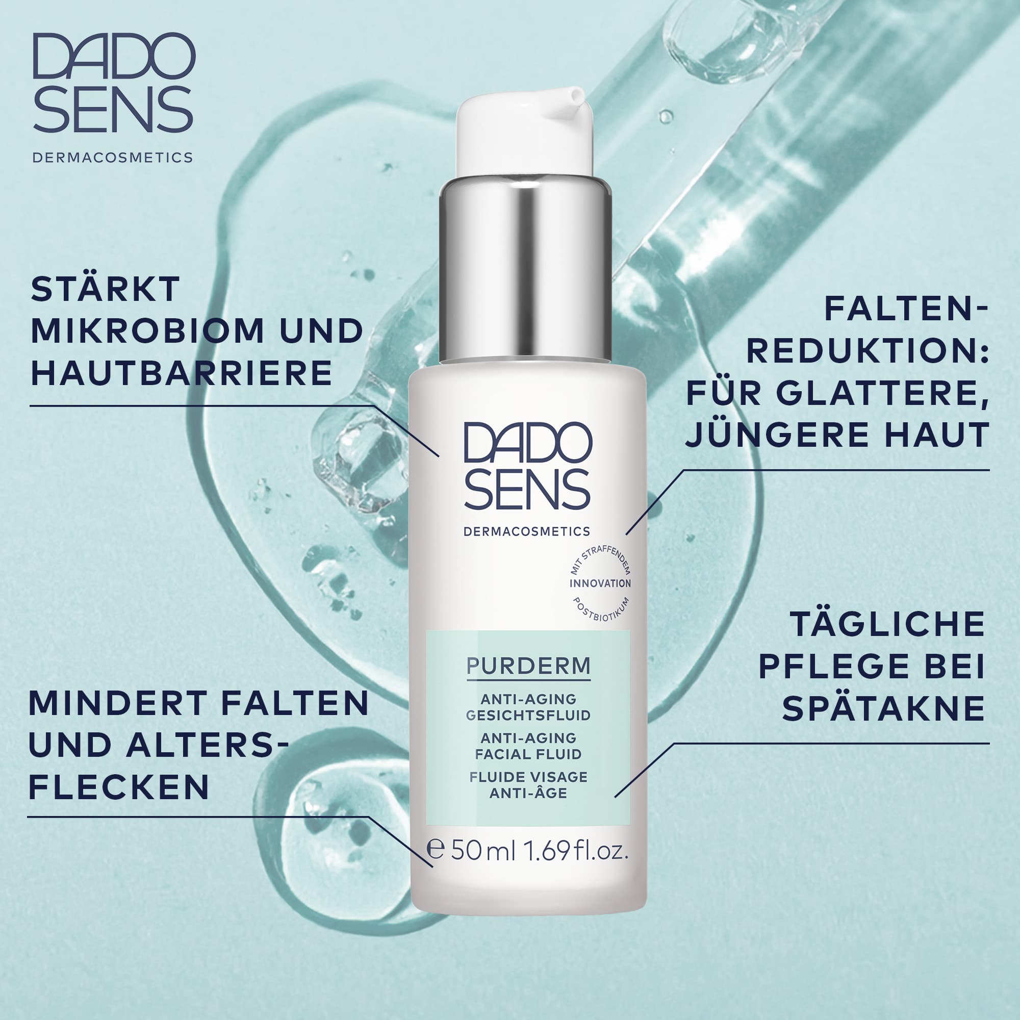 Produktbild DADO SENS PURDERM Anti-Aging Gesichtsfluid 3 von 5