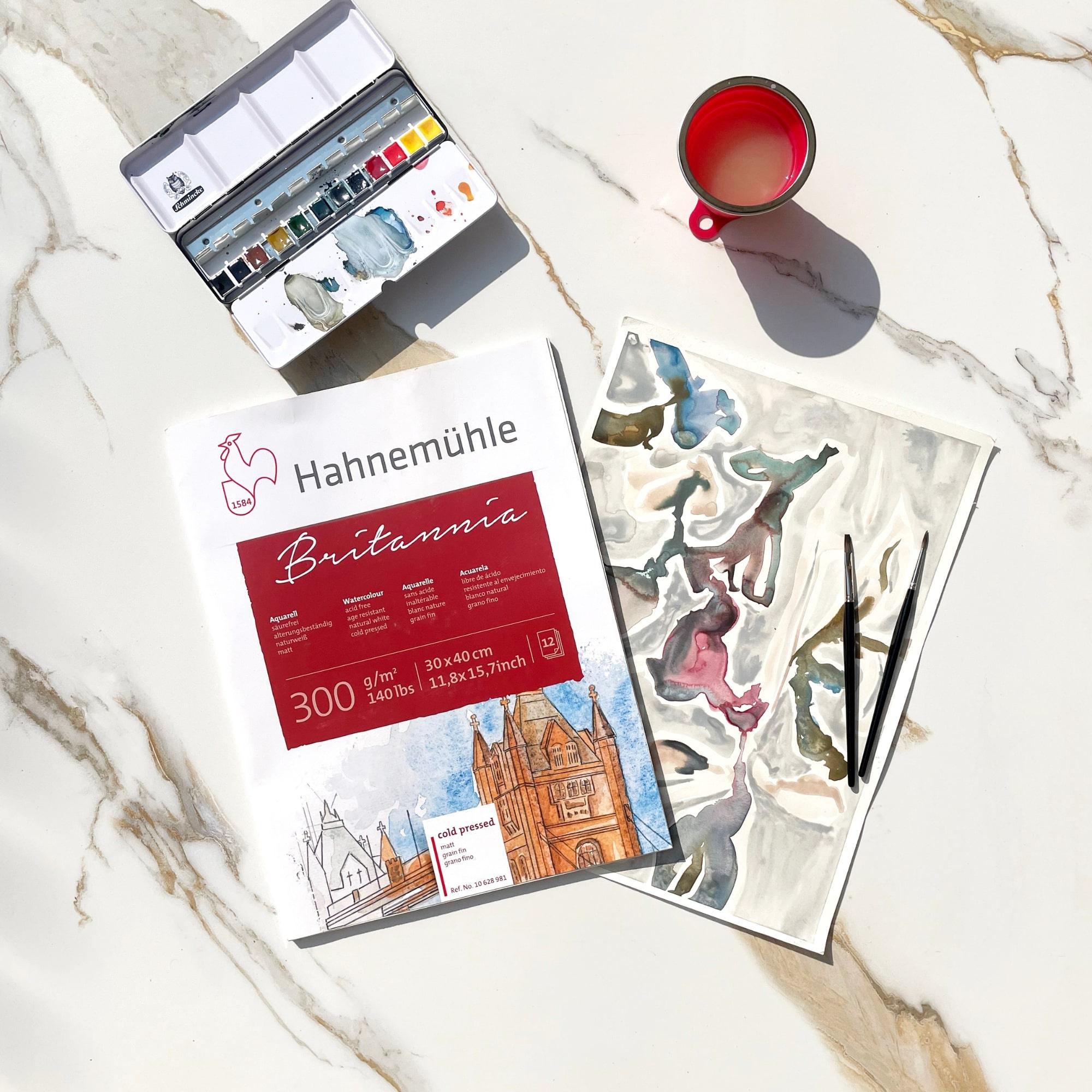 Produktbild Hahnemühle Aquarellblock Britannia - 300 g/m² 36 x 48cm - 10628982 3 von 4
