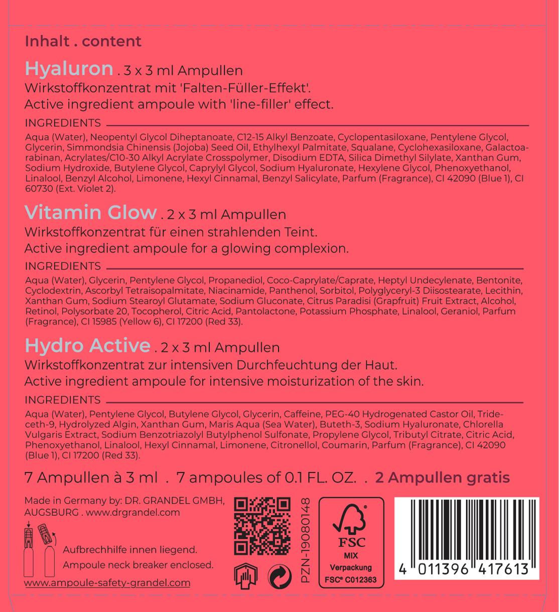 Produktbild DR. GRANDEL Ampoule Favorites Box Moist&Glow 2 von 2
