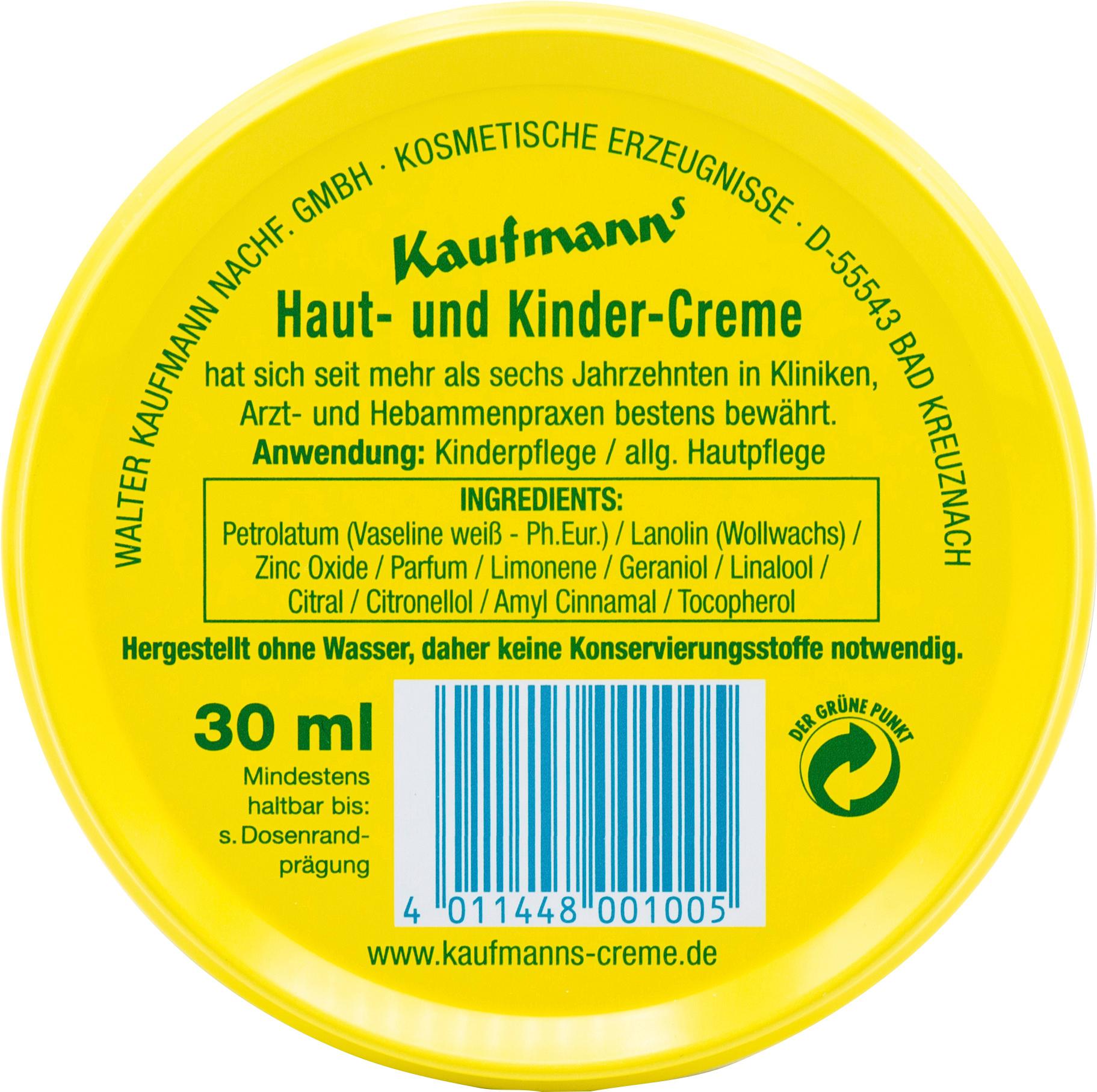 Produktbild Kaufmanns Haut + Kinder-Creme 2 von 4
