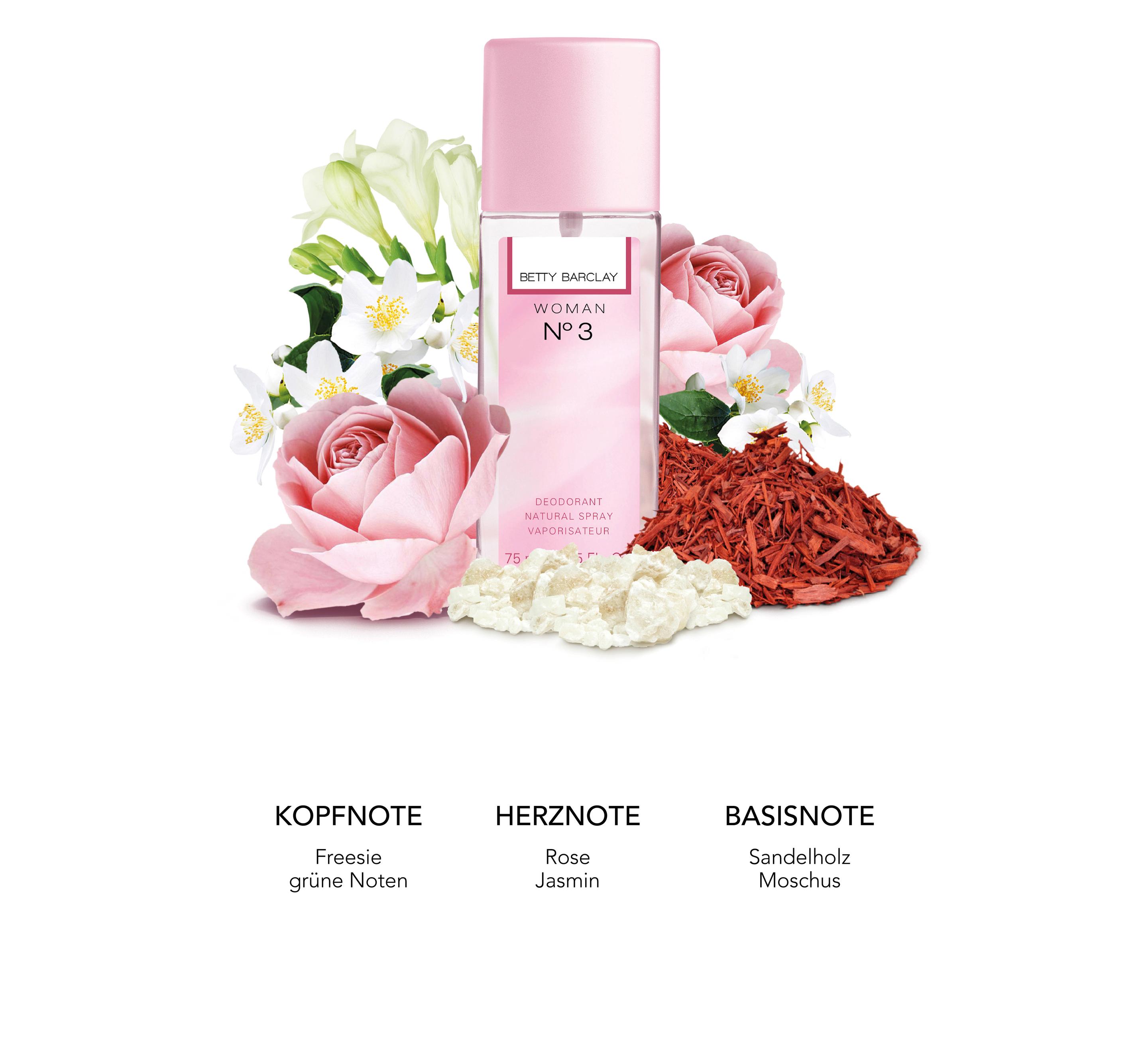 Produktbild BETTY BARCLAY WOMAN No.3 Deodorant 3 von 3