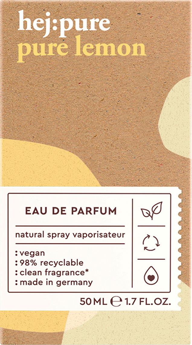 Produktbild HEJ:PURE LEMON Eau de Parfum 2 von 3