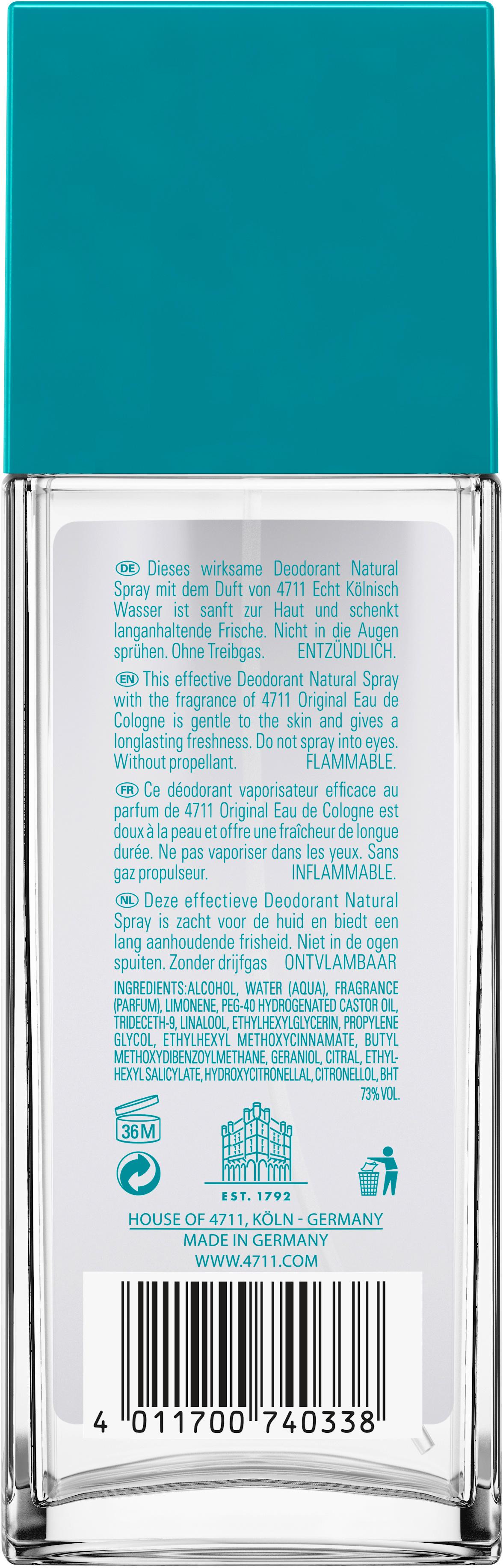 Produktbild 4711 Echt Kölnisch Wasser Deo Naturalspray 2 von 2