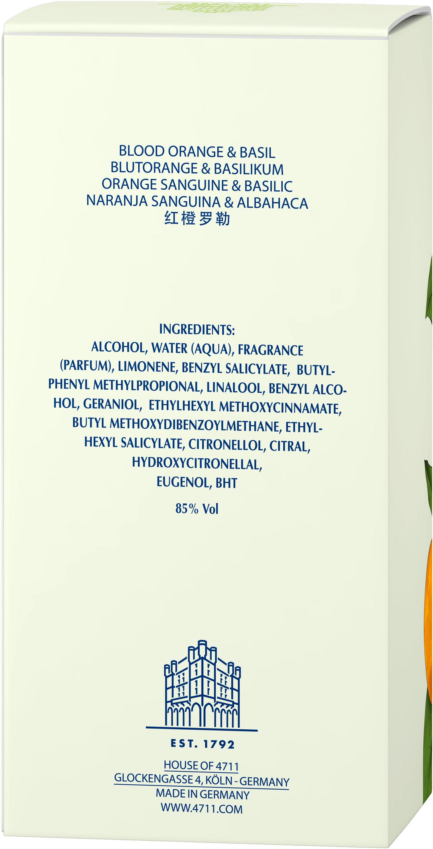 Produktbild 4711 ACQUA COLONIA Blood Orange + Basil Eau de Cologne 3 von 7