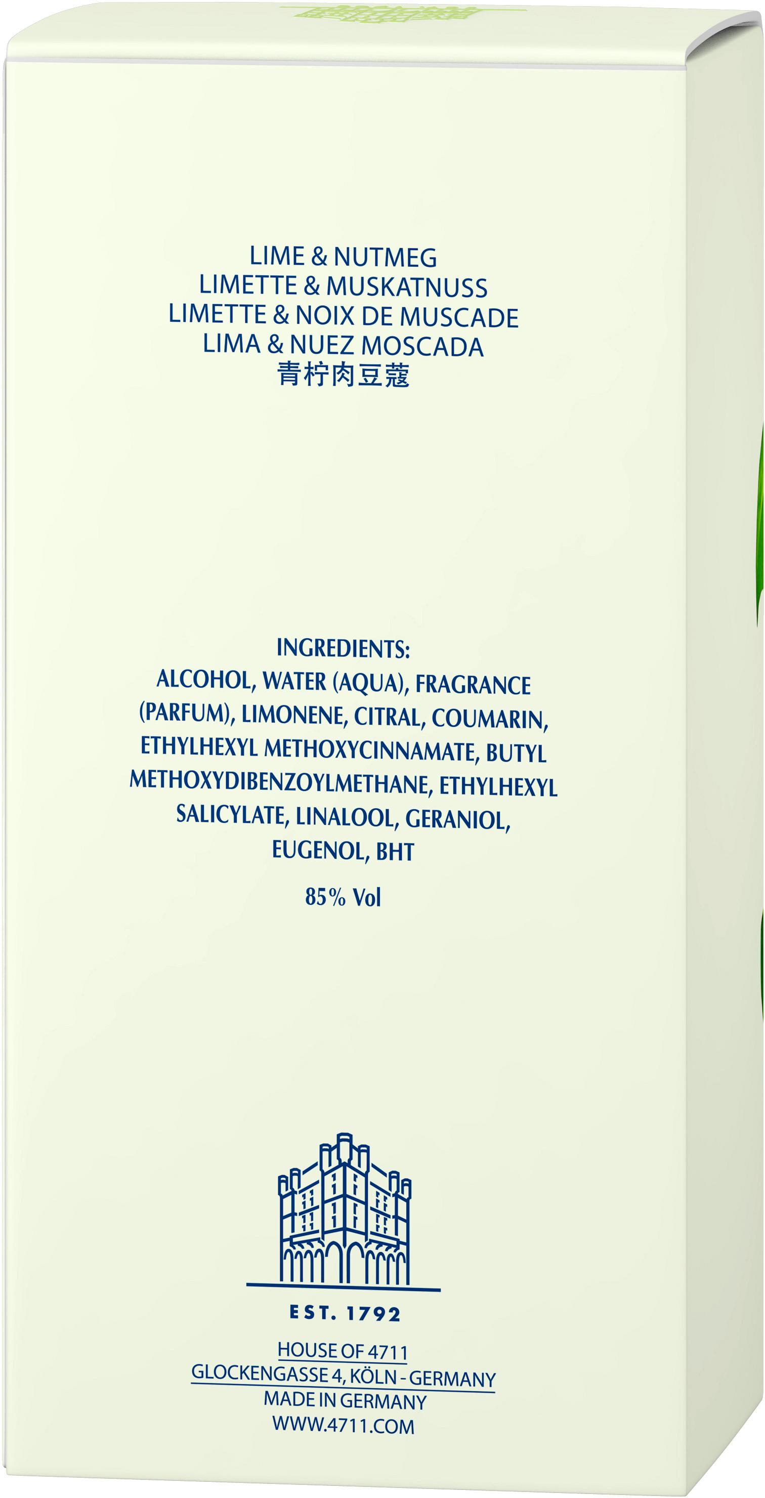 Produktbild 4711 ACQUA COLONIA Lime&Nutmeg Eau de Cologne 2 von 5