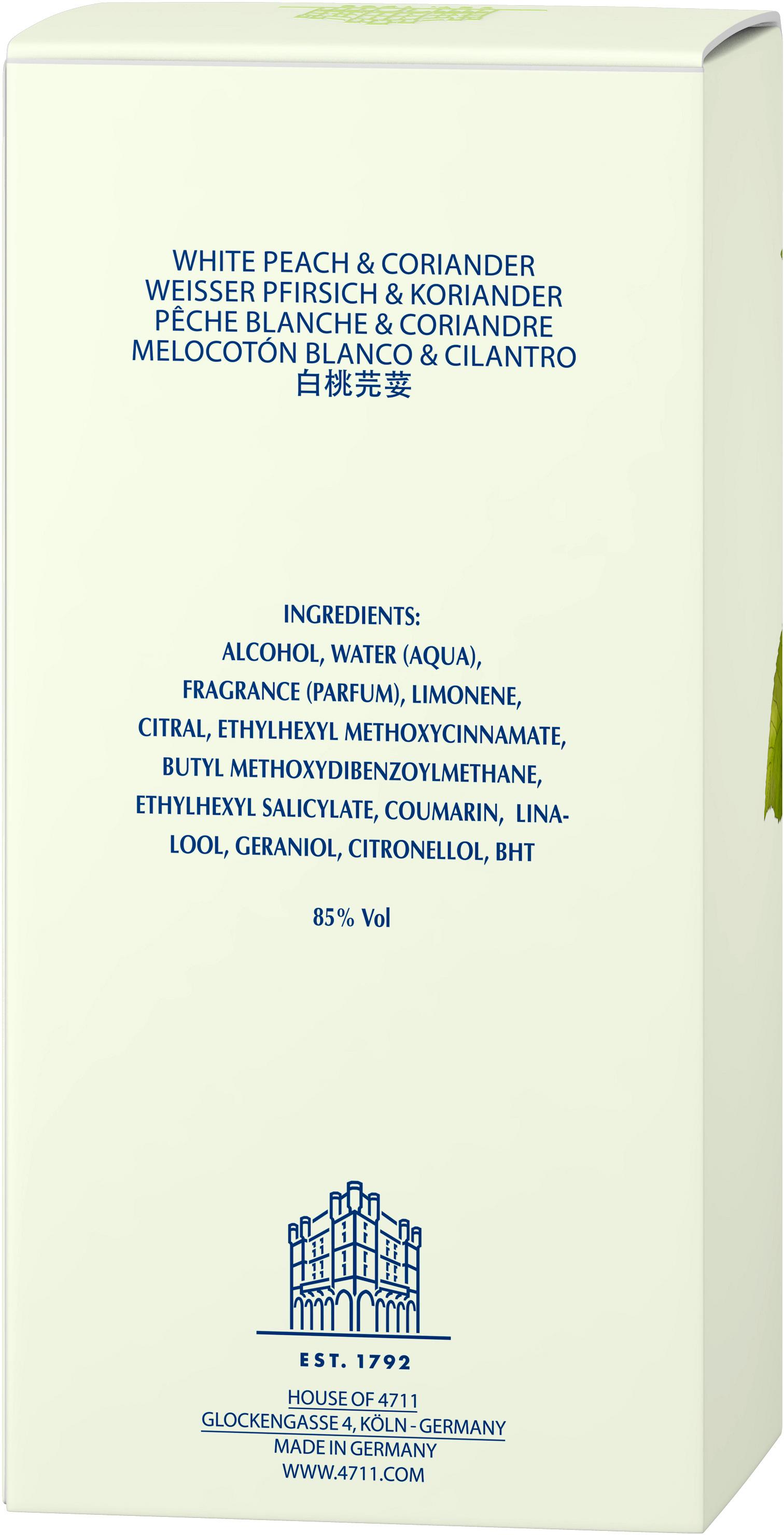 Produktbild 4711 ACQUA COLONIA White Peach&Coriander Eau de Cologne 3 von 6