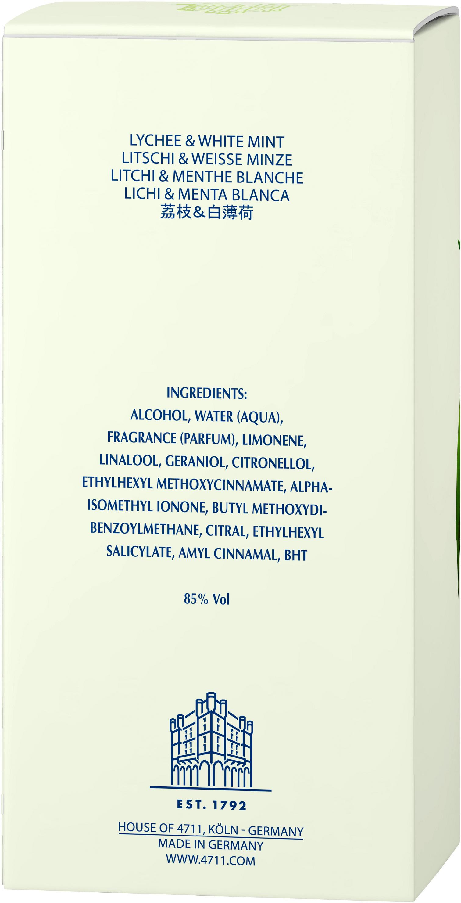 Produktbild 4711 ACQUA COLONIA Lychee&White Mint Eau de Cologne 4 von 7