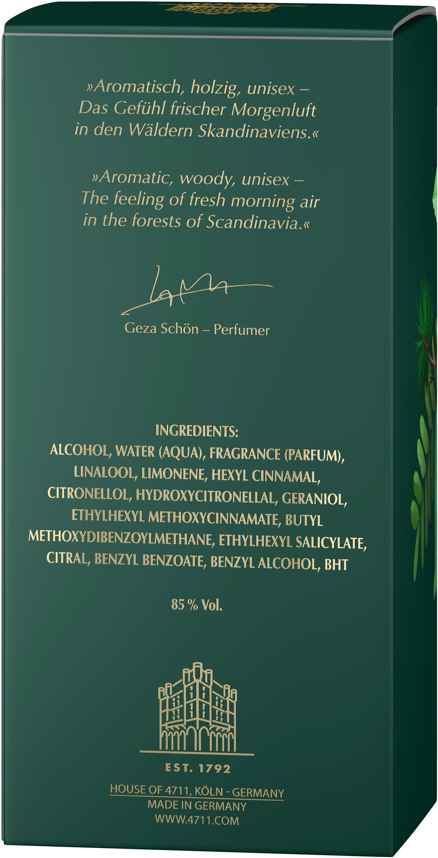 Produktbild 4711 ACQUA COLONIA Intense Wakening Woods of Scandinavia Eau de Cologne 4 von 7