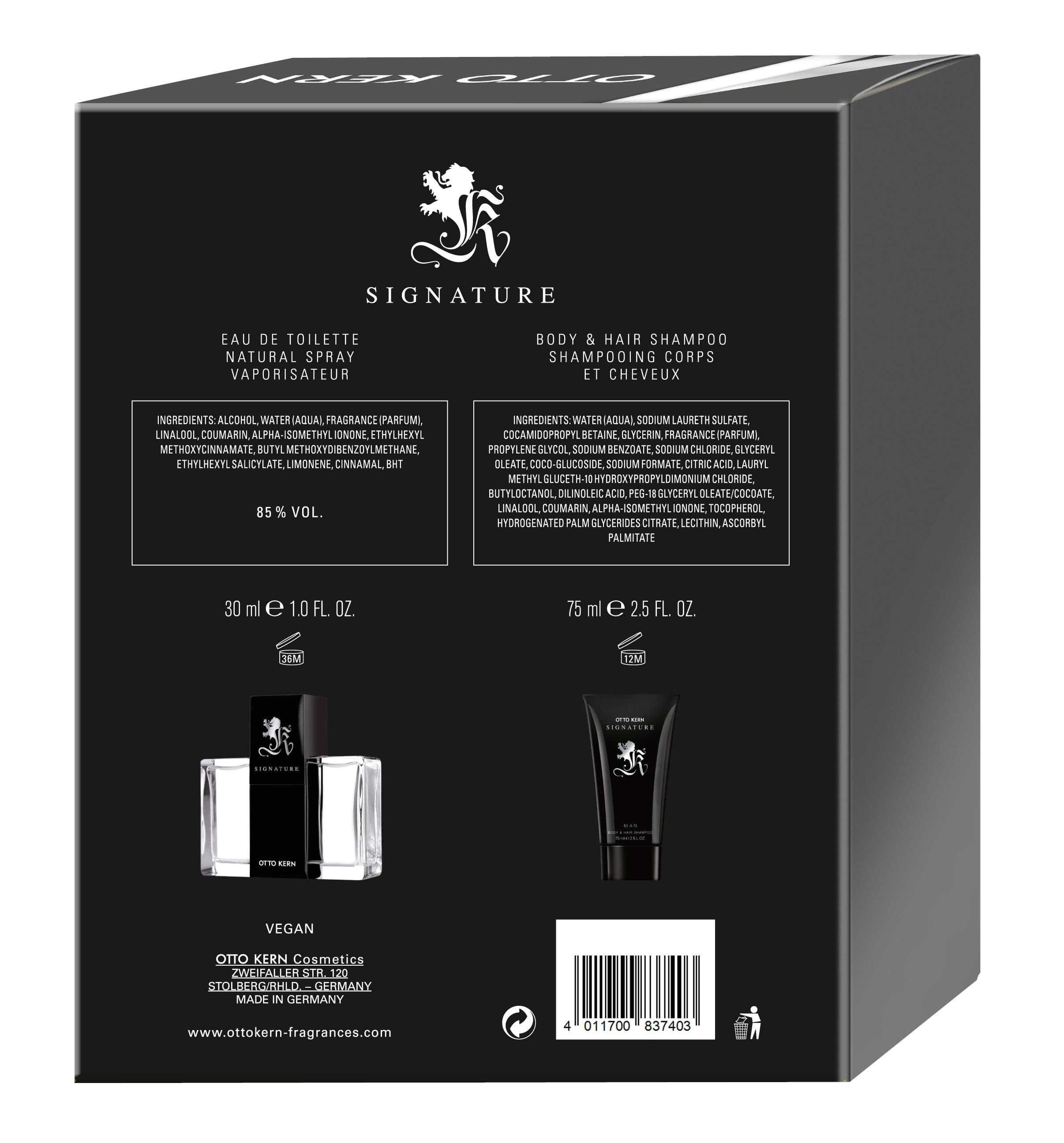 Produktbild OTTO KERN Signature Men Eau de Toilette + Duschgel Geschenkpackung 3 von 3
