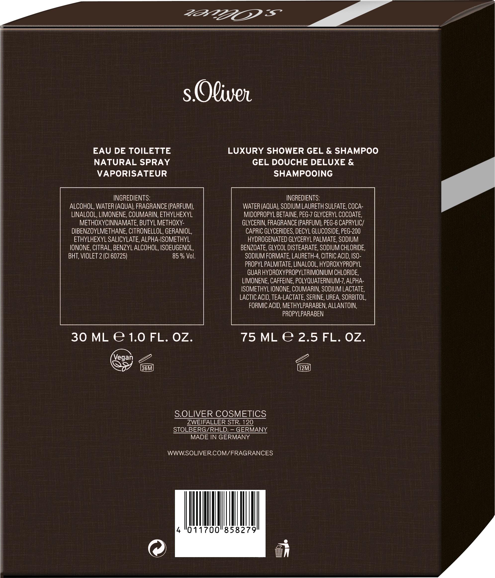 Produktbild s.Oliver Superior Men Eau de Toilette Geschenkpackung 2 von 2