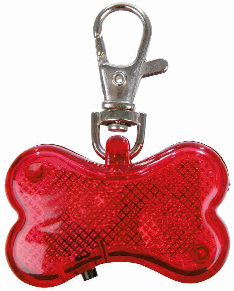 Trixie Safer Life Flasher rot ø 4,5 x 3 cm Hunde Halsbandanhänger leuchtend