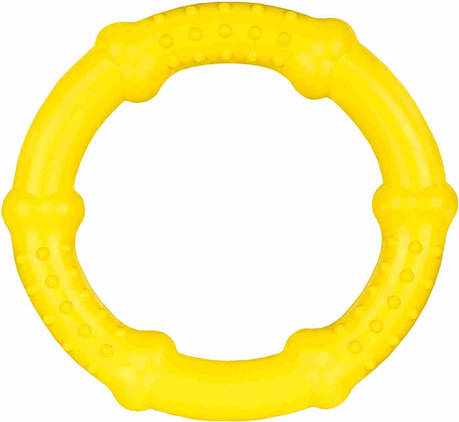 Trixie Naturgummi Ring schwimmfähig ø 16 cm Hunde Spielzeug